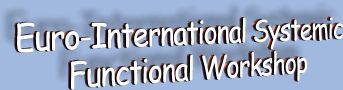 Euro-International Systemic-Functional Workshop